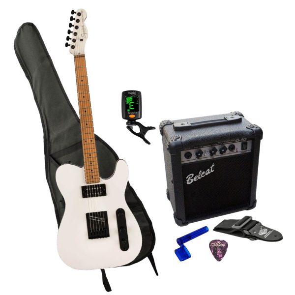 Guitarra Fender SQ CONT TELE Amplificador + Afinador + Estuche