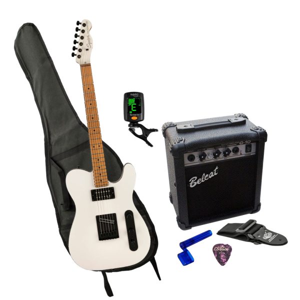 Guitarra Fender SQ CONT TELE Amplificador + Afinador + Estuche