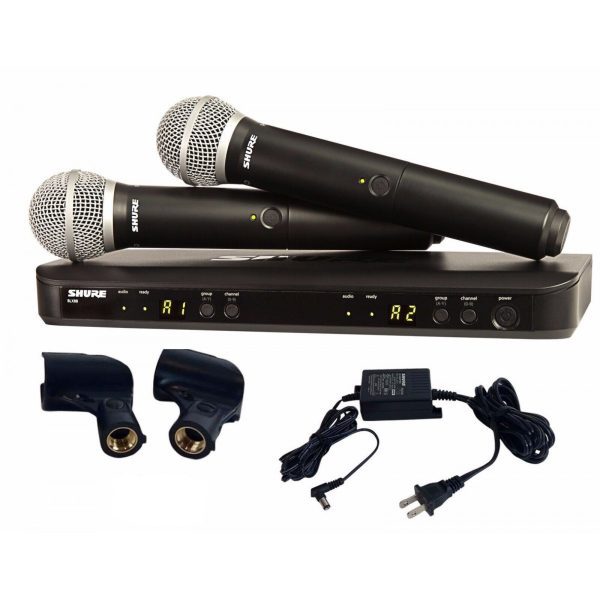 Shure BLX288/PG58 Micrófono Inalámbricos 2 Und