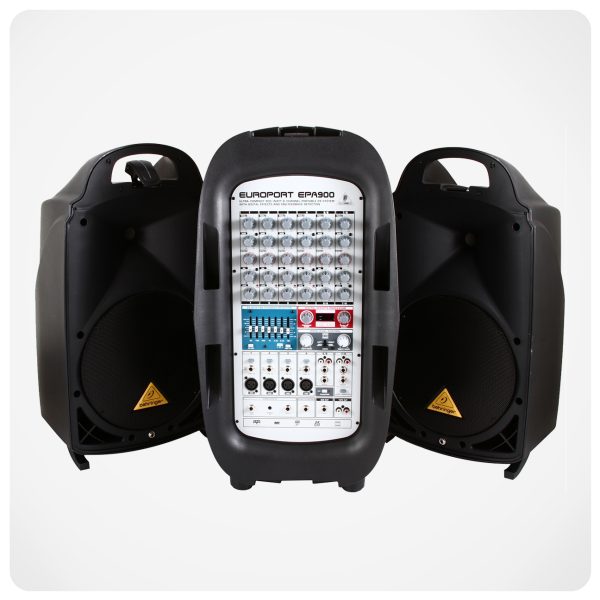 Sistema Behringer EPA900 sonido 2 cabinas consola   900W