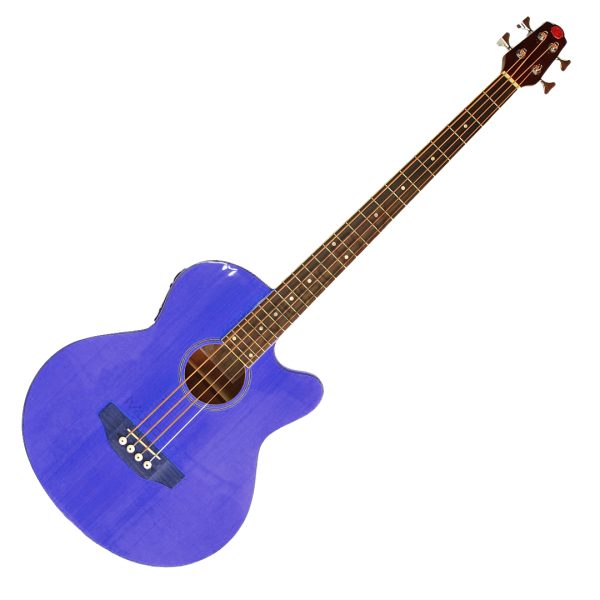 Bajo Chateau C08BASS4 Electroacustico Azul 4C
