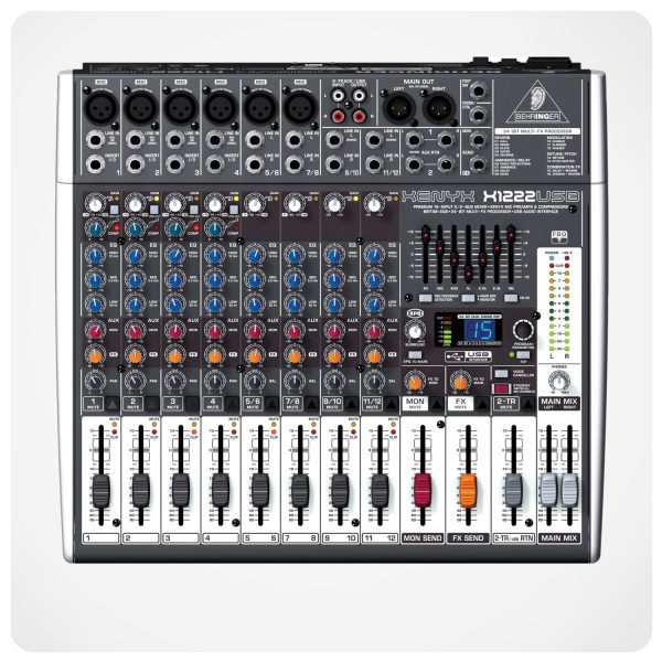 Consola Behringer X1222USB Mezclador audio