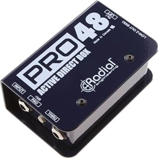 Radial PRO48 Caja Directa 1 Canal Activa