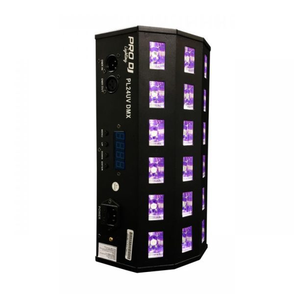 Luz led Pro Dj PL24UV DMX UV DMX