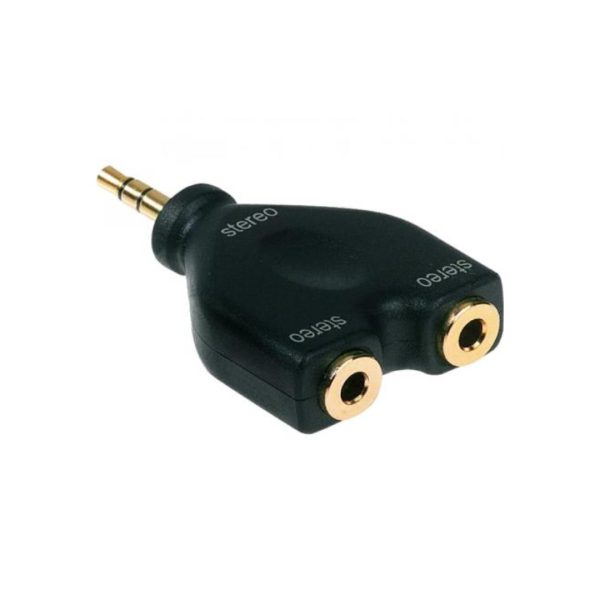 Proel DHPA140 Adaptador 2 Jack 3 5Mm Plug 3 5Mm
