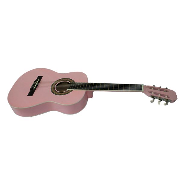 Guitarra Mc-Art KC36B Acustica Estuche Rosado
