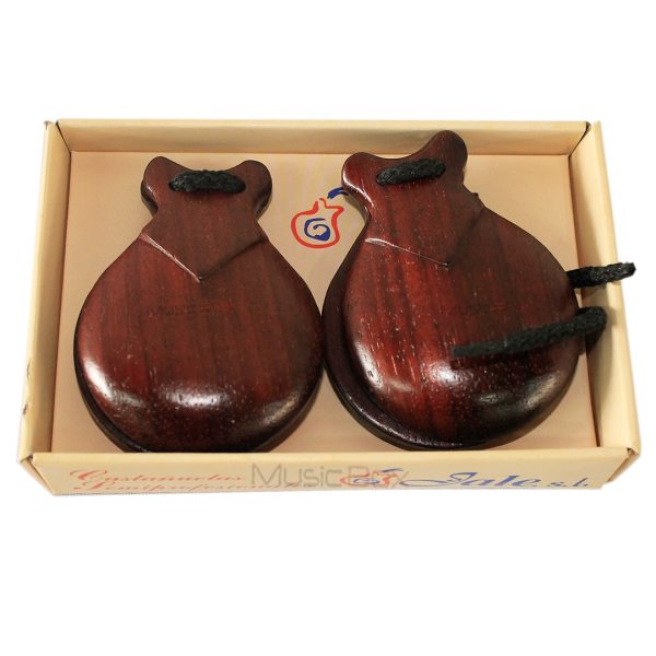 Castañuelas Jale C1086O7 Bubinga Caoba Peqmed Café