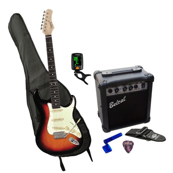 Tagima T-635 CL MR D/MG Guitarra Amplificador + Afinador + Estuche