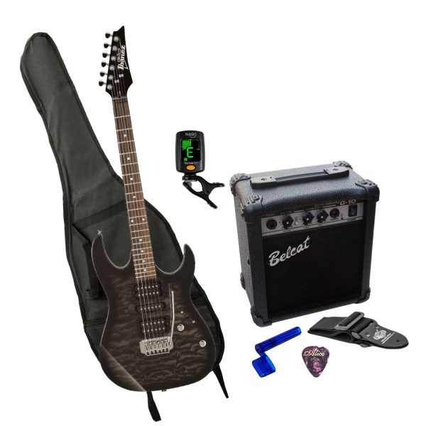 Ibanez GRX70QATKS Guitarra Amplificador + Afinador + Estuche