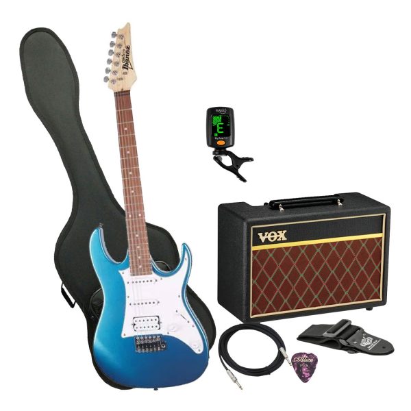 Guitarra Ibanez GRX40-MLB Ampli Vox Estuche semiduro accesorios
