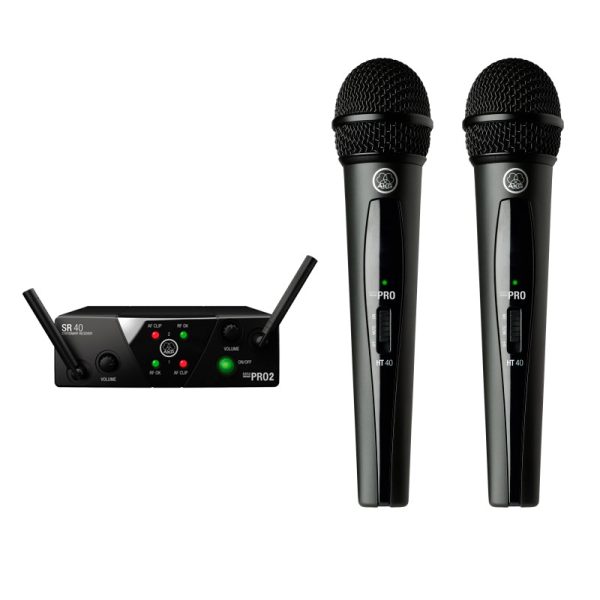 Akg WMS40 MINI DUAL Micrófonos DE MANO DOBLE
