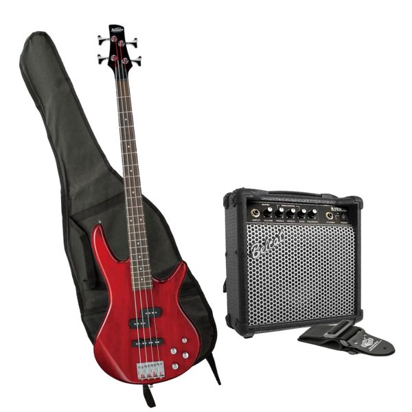 Bajo Ibanez GSR200TR Amplificador estuche Cable correa