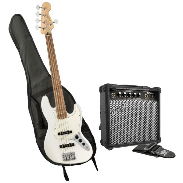 Bajo Fender J BASS V 14995351 Amplificador estuche Cable correa
