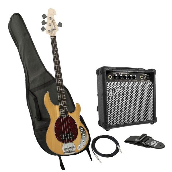 Bajo Tagima TBM-4 NT D/TT Amplificador estuche Cable correa