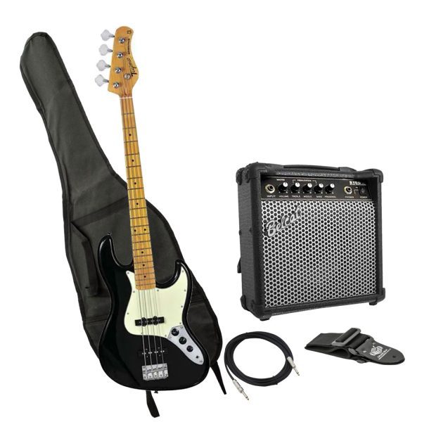 Bajo Tagima TW-73 BK L/MG Amplificador estuche Cable correa