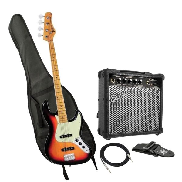 Bajo Tagima TW-73 SB L/MG Amplificador estuche Cable correa