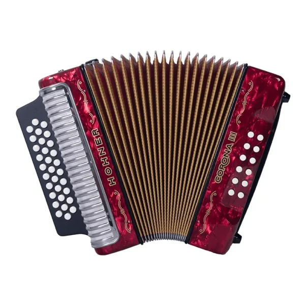 HOHNER Corona III Acordeon Rojo ADG