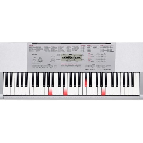 Casio LK-280 Piano Teclado iluminado Sensible Blanco 61Teclas
