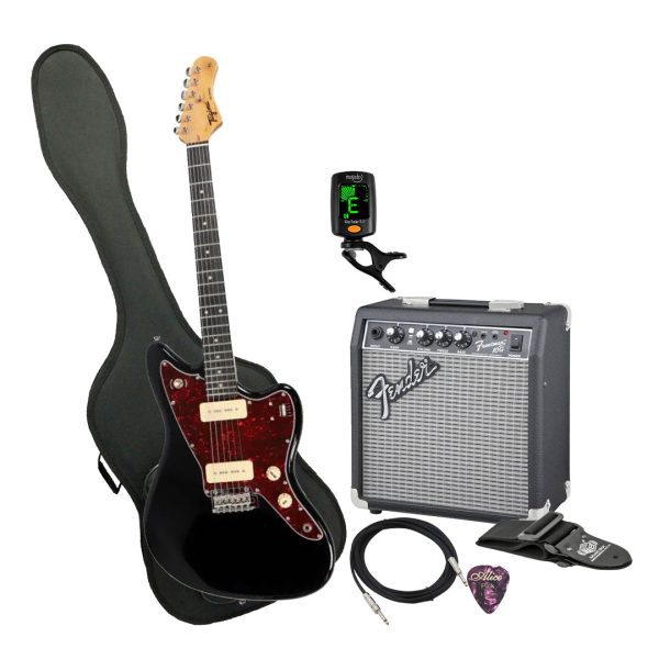 Guitarra Tagima TW-61 BK D/TT Ampli Fender Estuche semiduro
