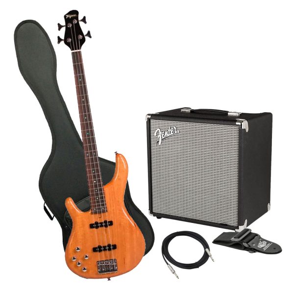Bajo Tagima MILLENIUM-4 NT D Ampli Fender Estuche rigido y más
