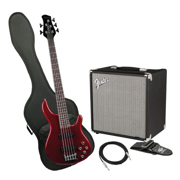 Bajo Tagima MILLENIUM-5 MR D Ampli Fender Estuche rigido y más