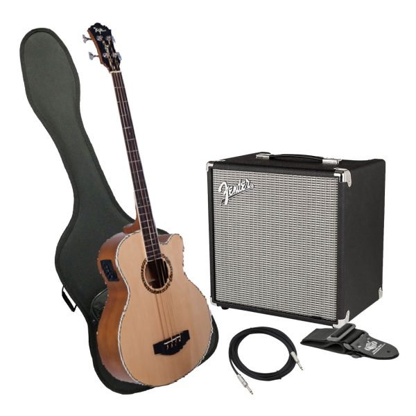 Bajo Tagima TAB 400 MAHOGANY Ampli Fender Estuche rigido y más