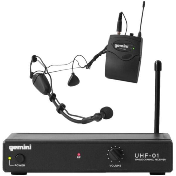 Gemini UHF-01HL-F2 Micrófono Diadema Inalámbrico