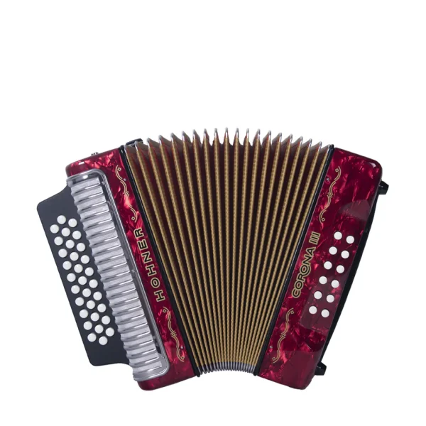 Hohner CORONA III Acordeon Blanco - Colombia 5 Letras