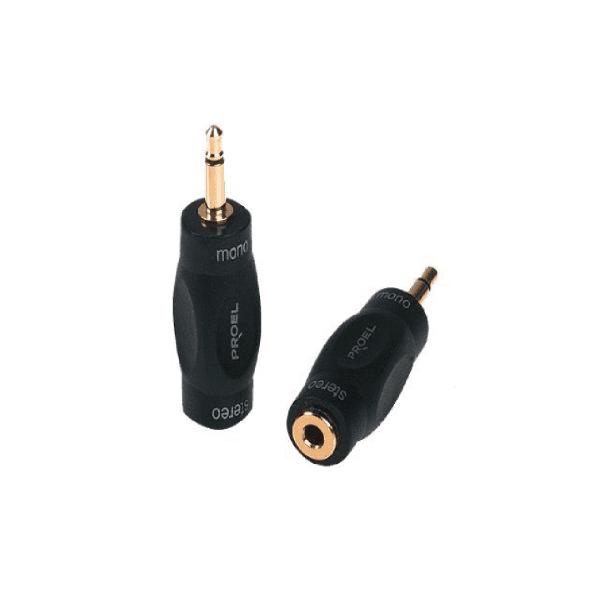 Proel DHPA115 Adaptador Jack 3 5 Mm Plug Mono 3 5 Mm
