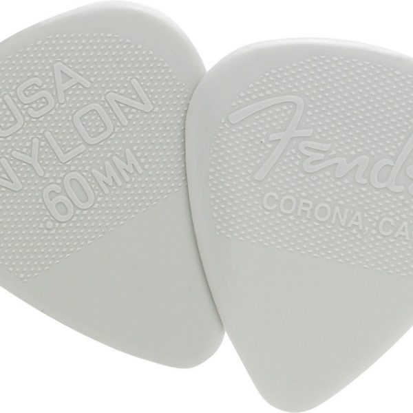Fender NYLON 12PK Pick Blanco