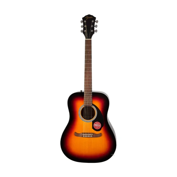 Guitarra Fender FA-125 DREAD Acustica Rojo
