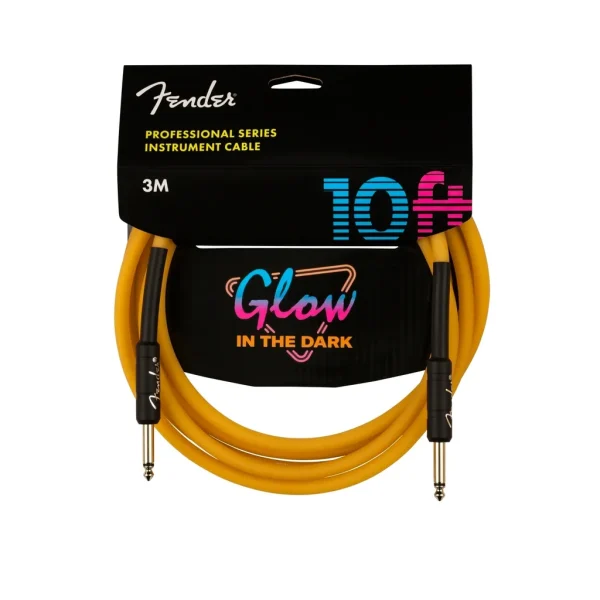 Cable Fender PRO GLOW 3MT De Linea Naranja