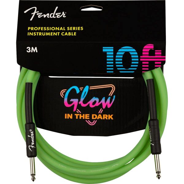 Cable Fender PRO GLOW 3MT De Linea Verde