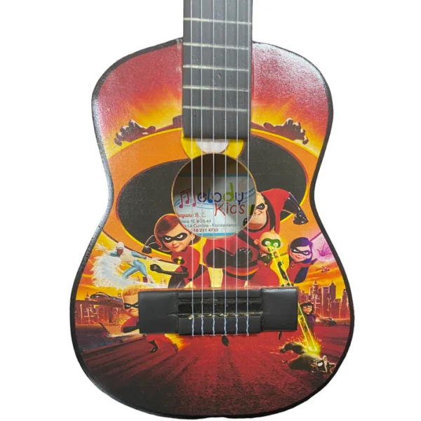 Guitarra Pressler Para Niño Los Increibles Acustica 22"
