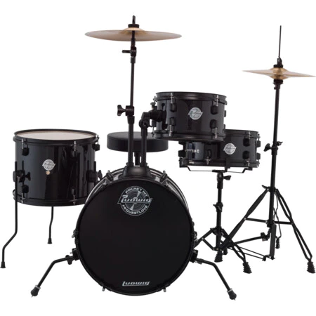Bateria Ludwig POCKET KIT Negro 4Piezas