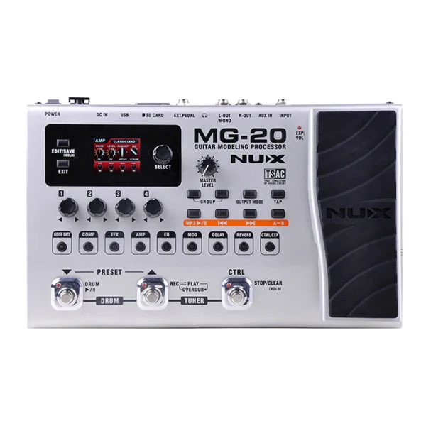 Pedalera Nux MG-20 Guitarra Electrica