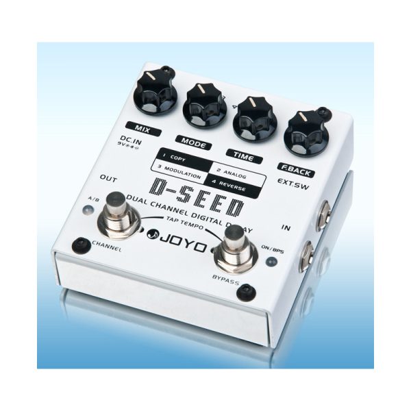 Joyo Dual Chanel Digital Delay D-Seed Pedal Para guitarra