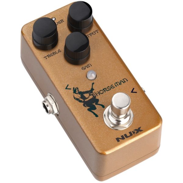 Nux NOD-1 HORSEMAN Pedal overdrive para guitarra eléctrica bajo