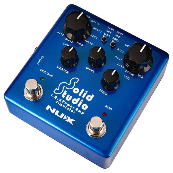 Nux NSS-5 Pedal SOLID ESTUDIO simulador amplificador