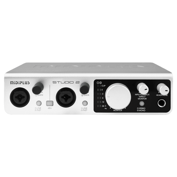 Interfaz Midiplus STUDIO 2 dos entradas y dos salidas