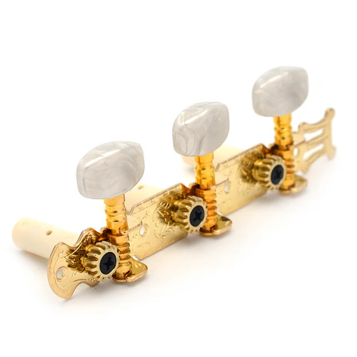 Clavijero Alice G-302 Guitarra Clasica Empernado Dorado