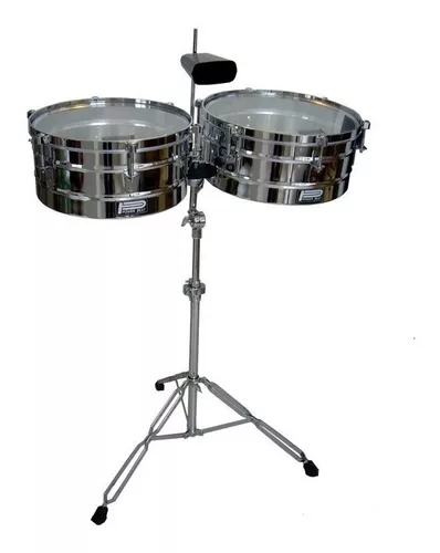 Timbal Power Beat LTB-34 14" Y 15" Con Base Y Campana