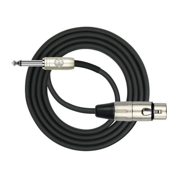 Cable Kirlin MP482PR BK Microfono Canon Plug 6Mt