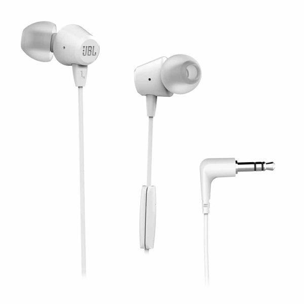 Jbl C50HI WHT Audifonos in ear ultralivianos micrófono Blanco