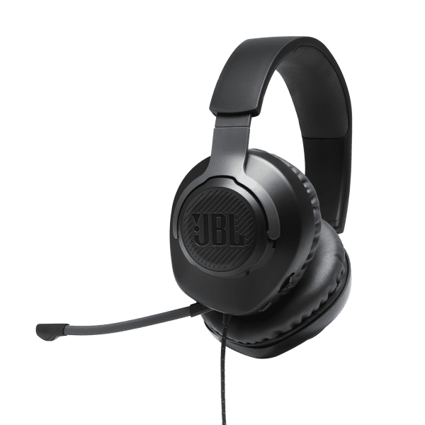 Jbl QUANTUM 100 BLK AM Audífonos gaming micrófono abatible