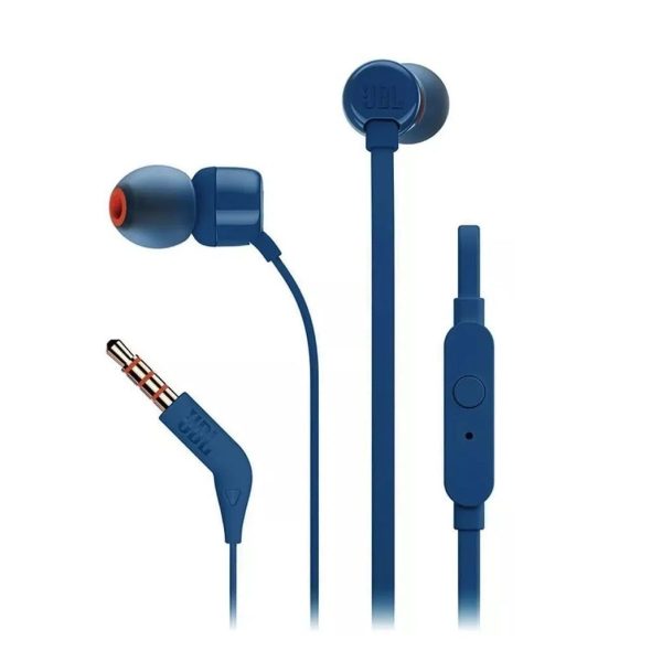 Jbl TUNE 110 BLU AM Audífonos In-ear Pure Bass Control Azul