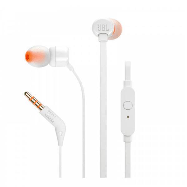 Jbl TUNE 110 WHT AM Audífonos In-ear Pure Bass Control Blanco