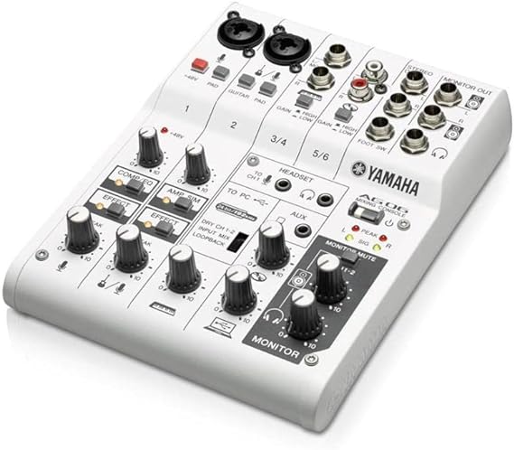 Yamaha AG06 Consola Interfaz 6Canales