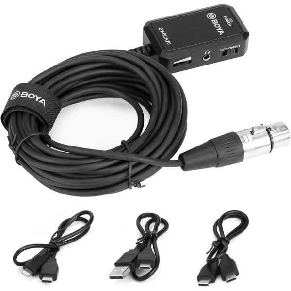 Boya Audio Adaptador XLR a dispositivos moviles