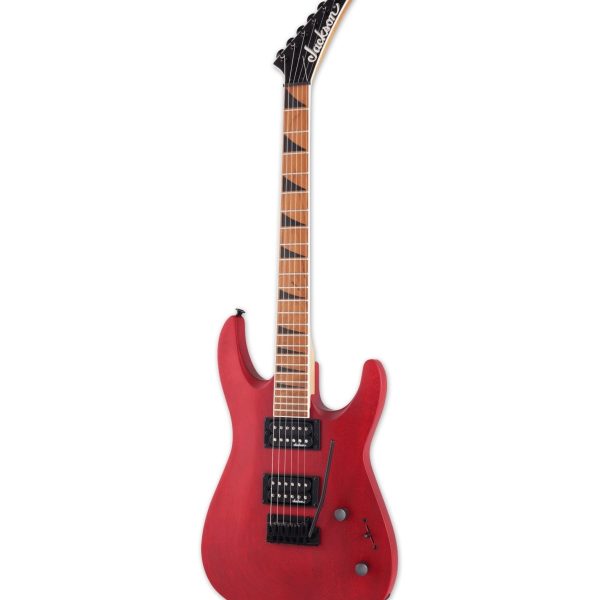 Guitarra Jackson JS24 Electrico Dinky Maple Rojo